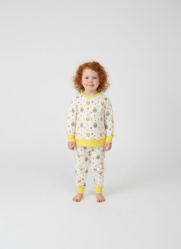 Kids Pj Set in Easter - Long Sleeve