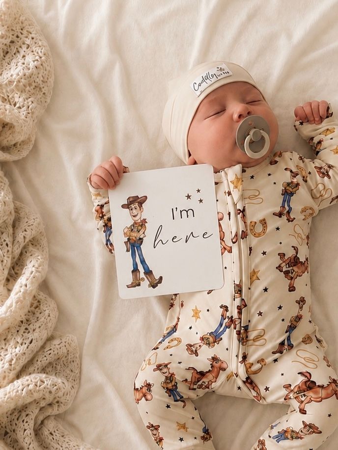 Birth Announcement Card in Andy & Pal