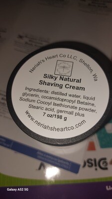 Natural Silky Shaving Cream