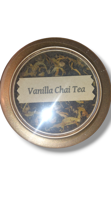 Vanilla Chai (Black Tea) Tea Tin