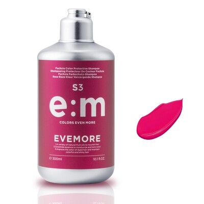 EVEMORE  Hair Color Depositing - Semi-Permanent - Haircoloring Shampoo - Hair Colour Toner - 300ml - Fuchsia