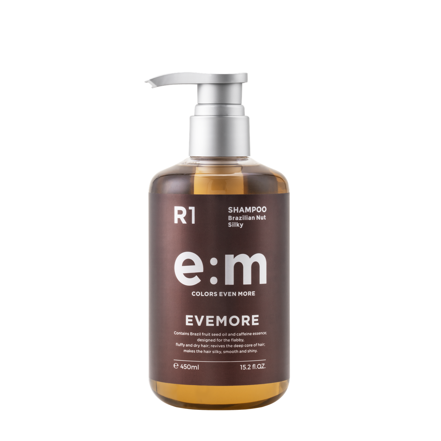 EVEMORE Brazilian Nut Silky and Sparkling Shampoo-450ml