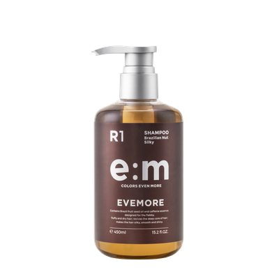 EVEMORE Brazilian Nut Silky and Sparkling Shampoo-450ml