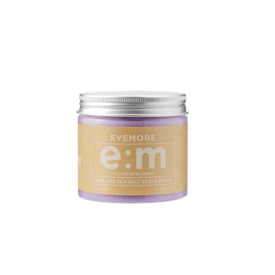 EVERMORE Hoofdhuidscrub met salie en zeezout, 200 ml