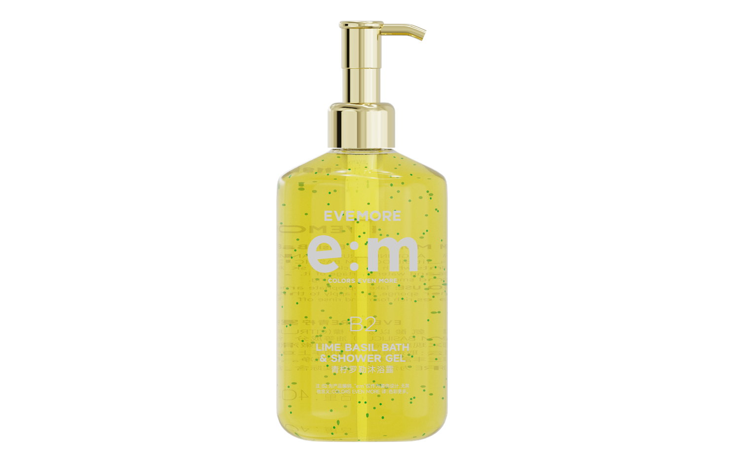 EVERMORE Lime Basil Bad- en Douchegel-400ml