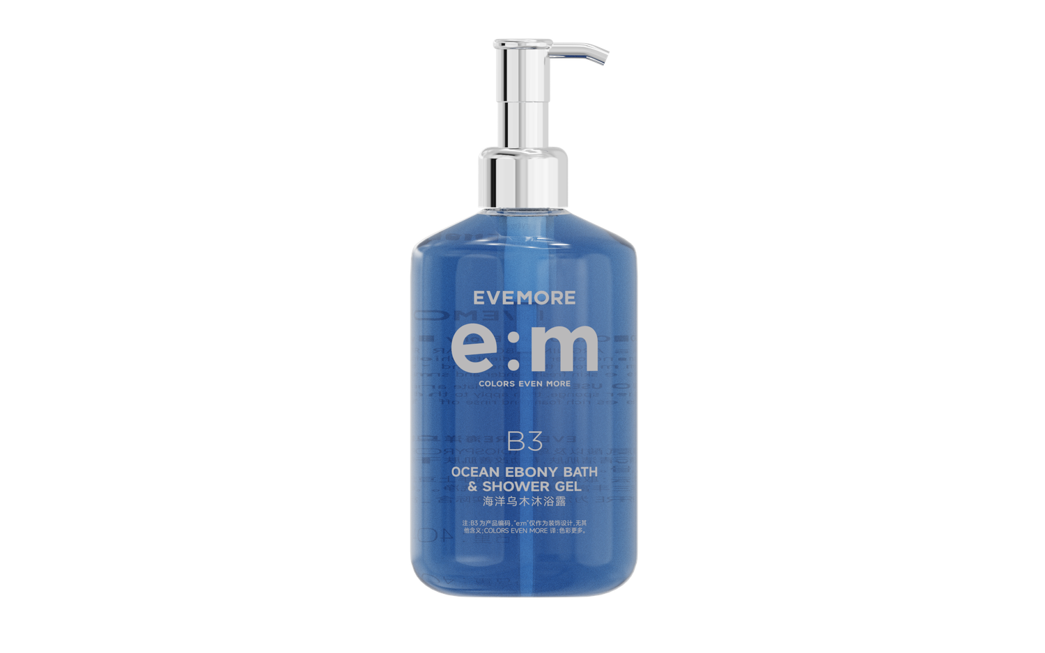 EVEMORE Ocean Ebony Bath &amp; Shower Gel -400ml