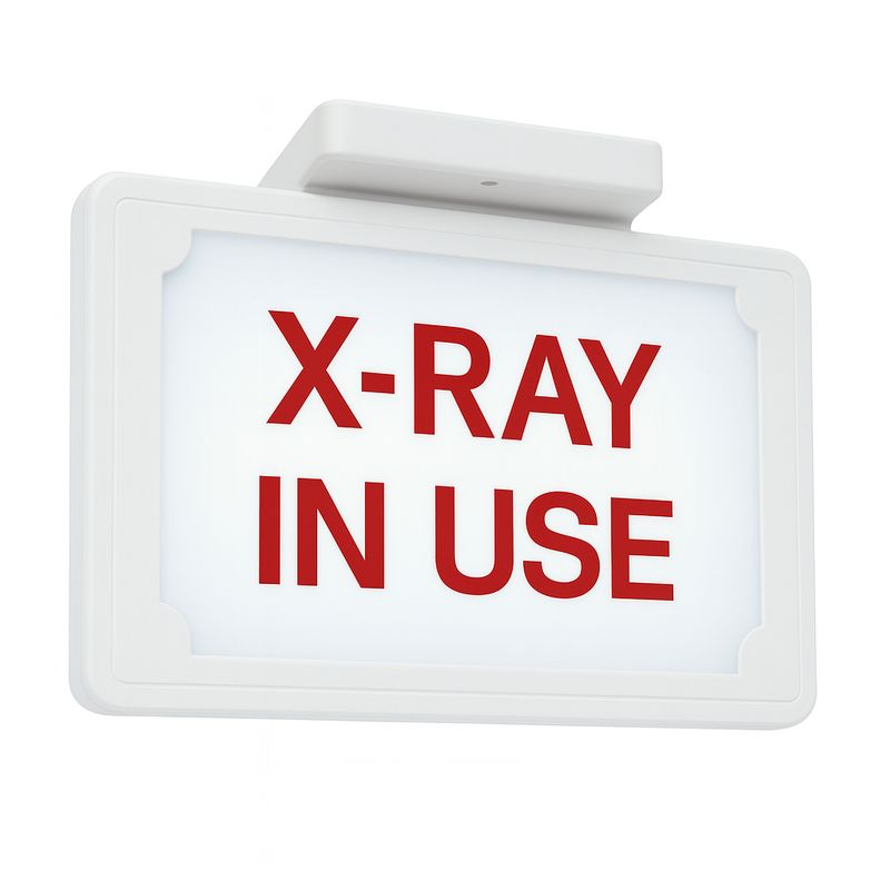 LED XRAY IN USE light 100-277VAC