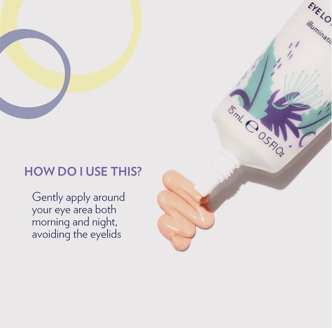 Eye love bright eyes under eye cream