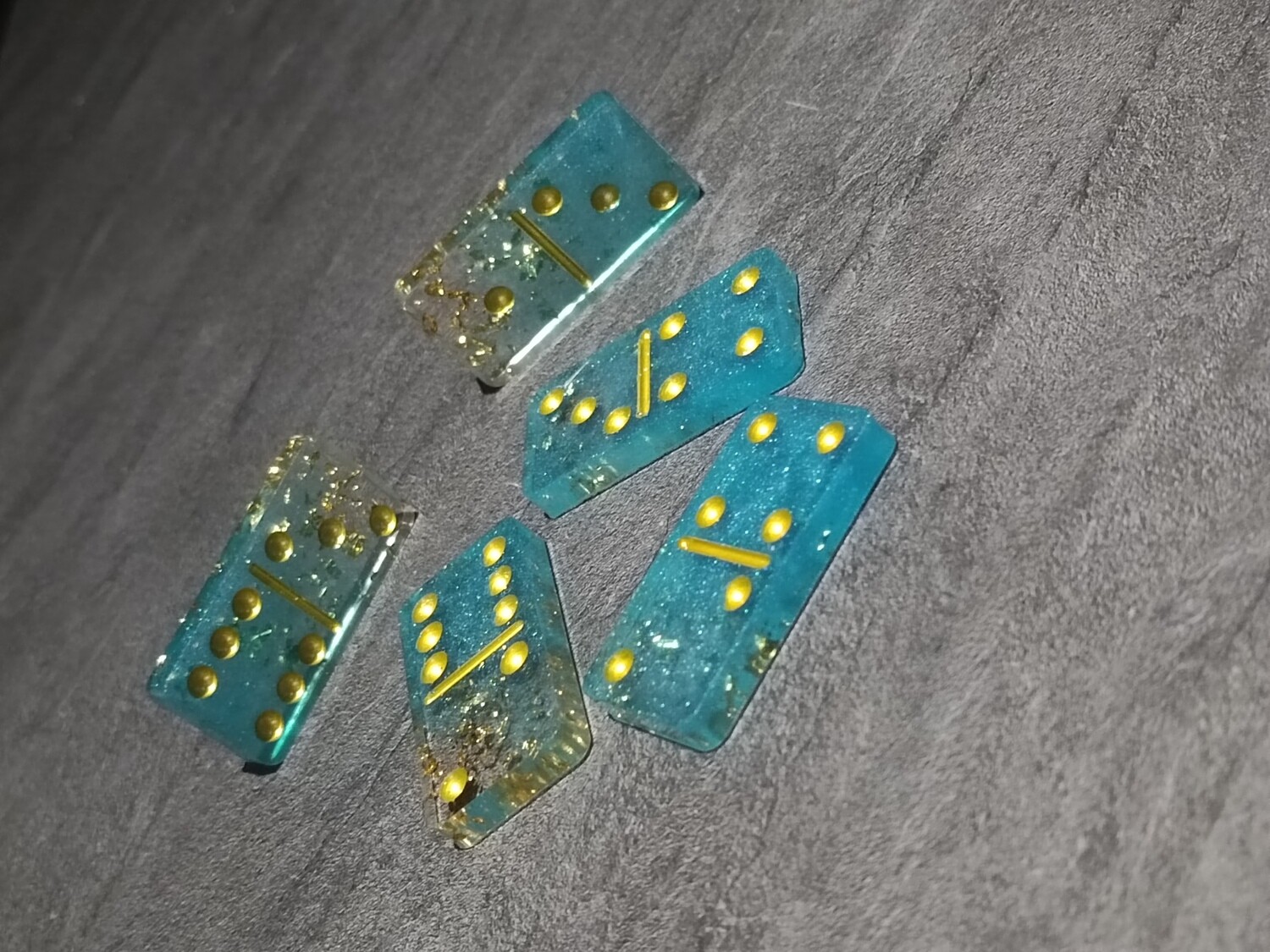 DOMINO BLEU TURQUOISE