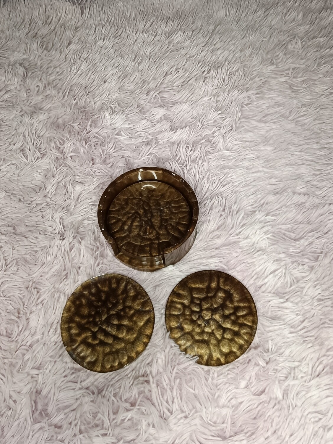 SOUS VERRES MARRON