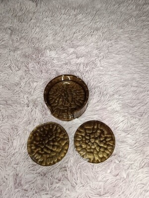 SOUS VERRES MARRON