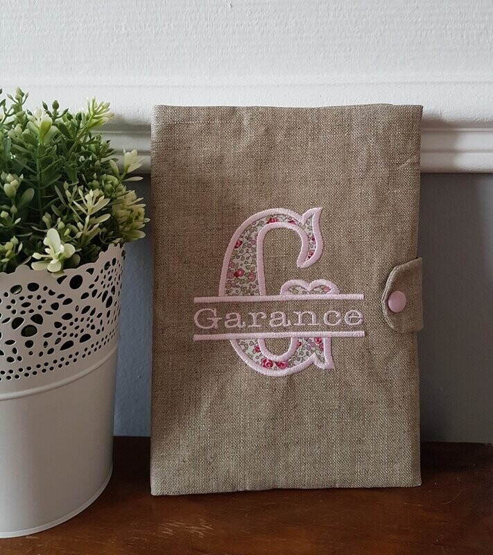 Protège Carnet de Santé Lin Enduit