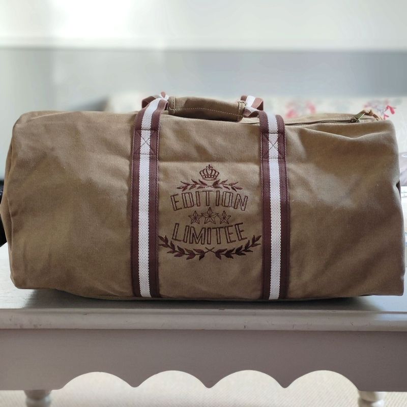 Grand sac de voyage vintage 45L