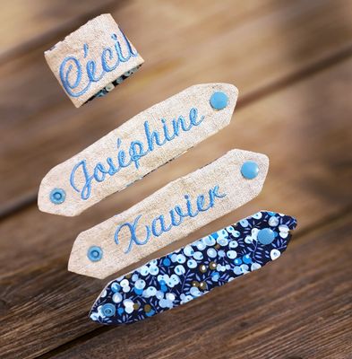 Rond de Serviette tissu Rond de Serviette tissu