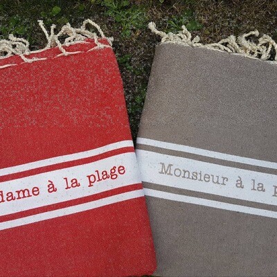 Fouta Personnalisée Texte Fouta Personnalisée Texte