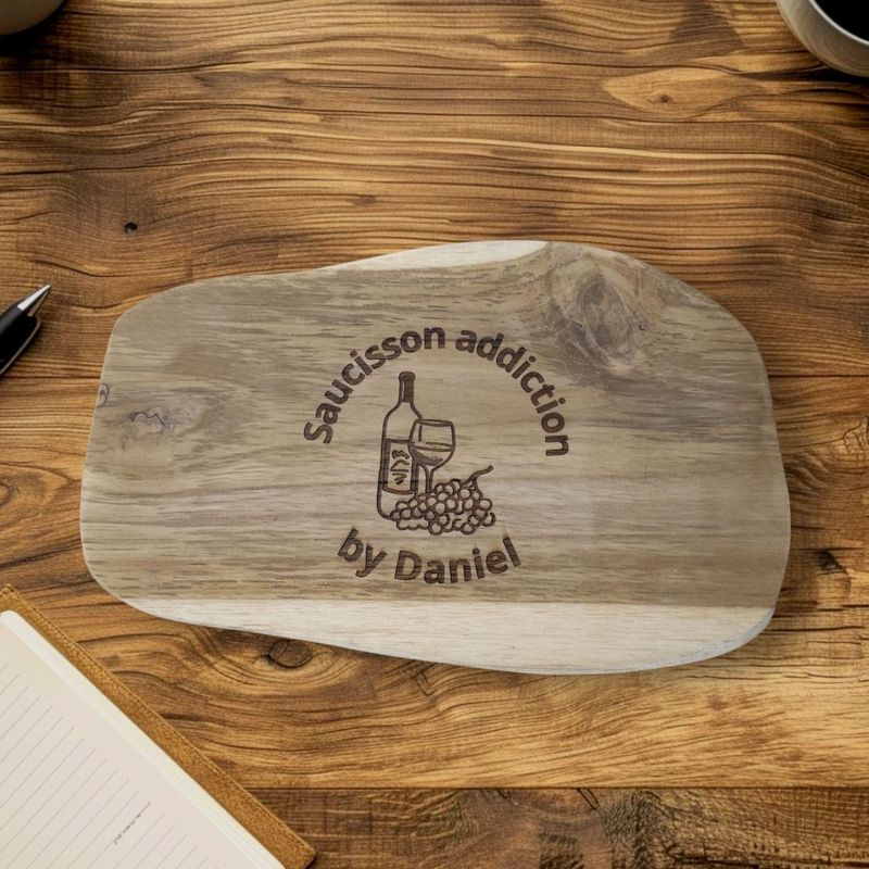 Planche apéro en bois de teck