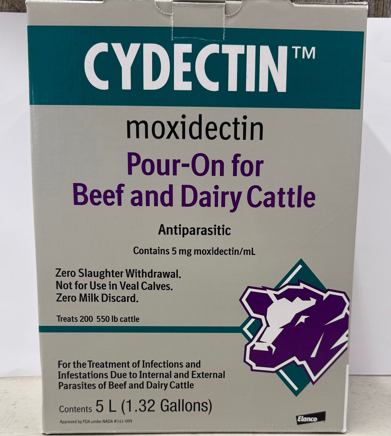 CYDECTIN POUR-ON 5LTR