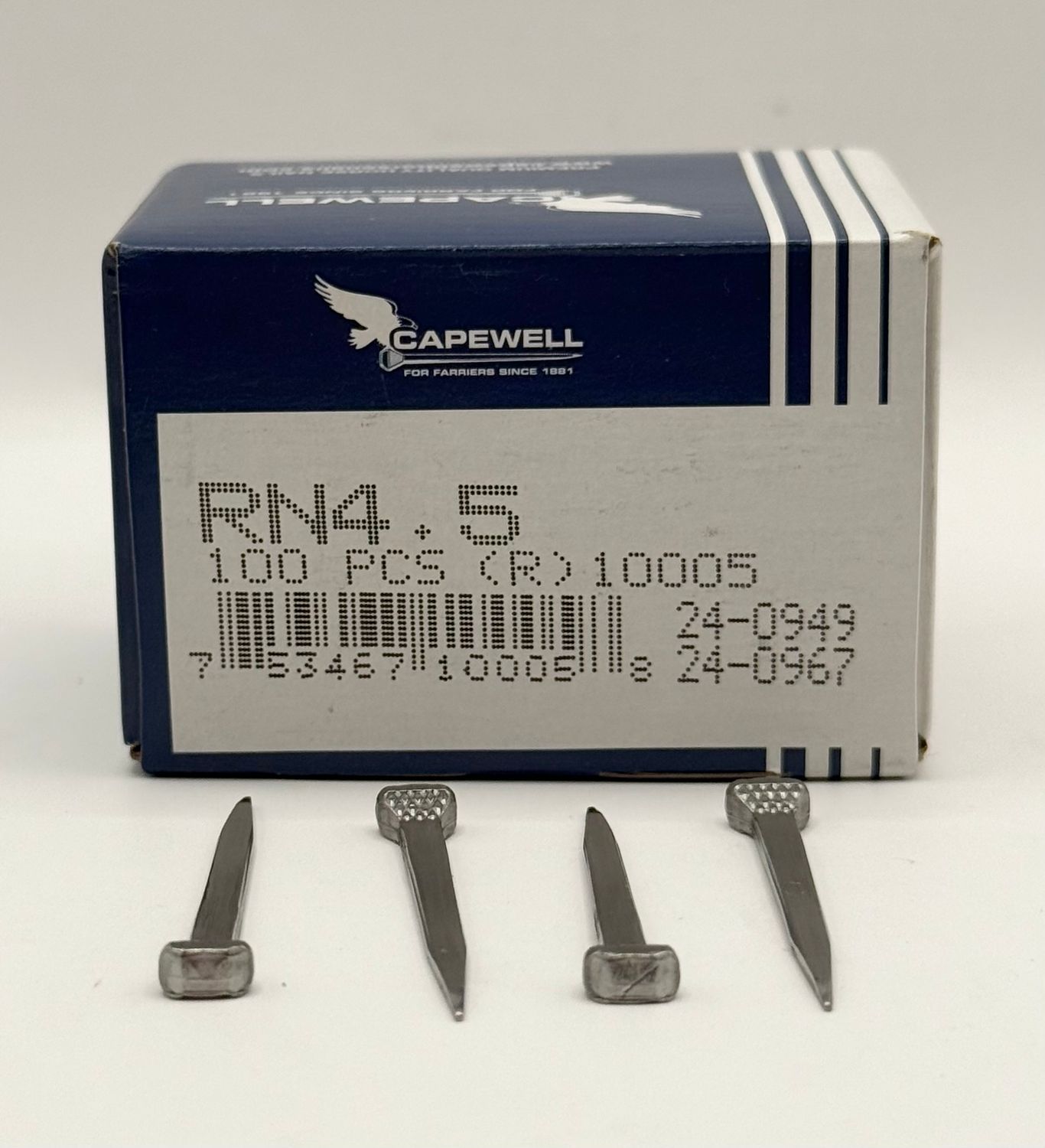 CAPEWELL NAILS RN 4.5 100ct