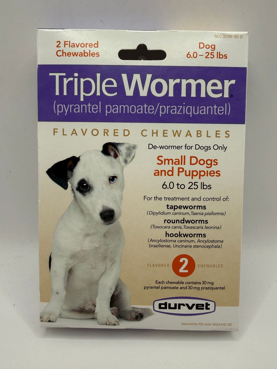 TRIPLE WORMER SMALL DOG 2ct