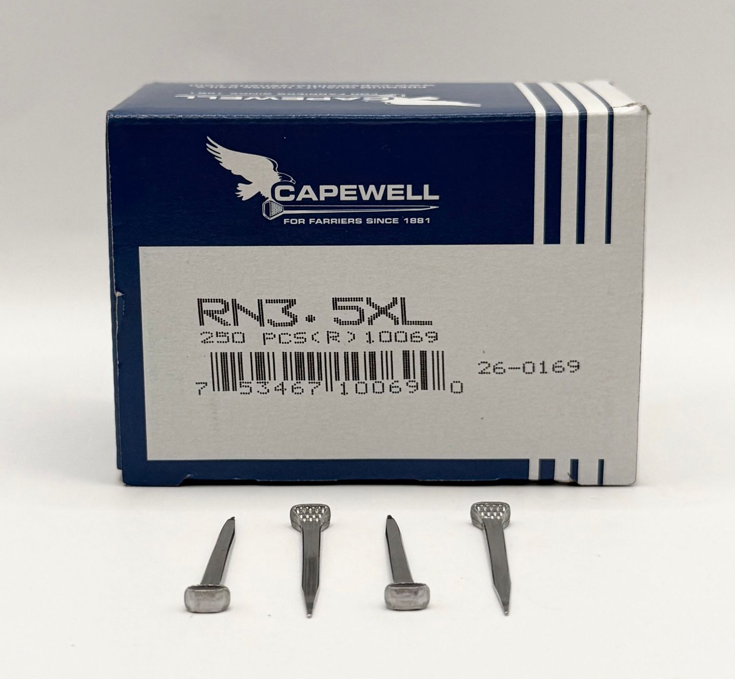 CAPEWELL NAILS RN 3.5 XL  250ct