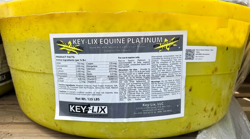 KEY LIX EQUINE PLATINUM 125lb