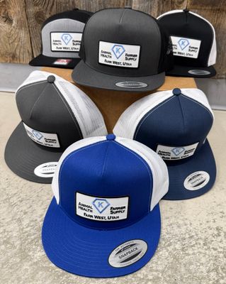 FLAT BRIM HAT WHITE PATCH