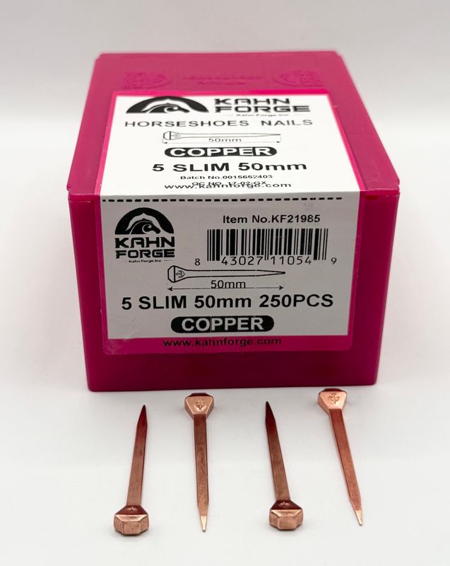 KAHN NAILS COPPER SLIM 5 250ct