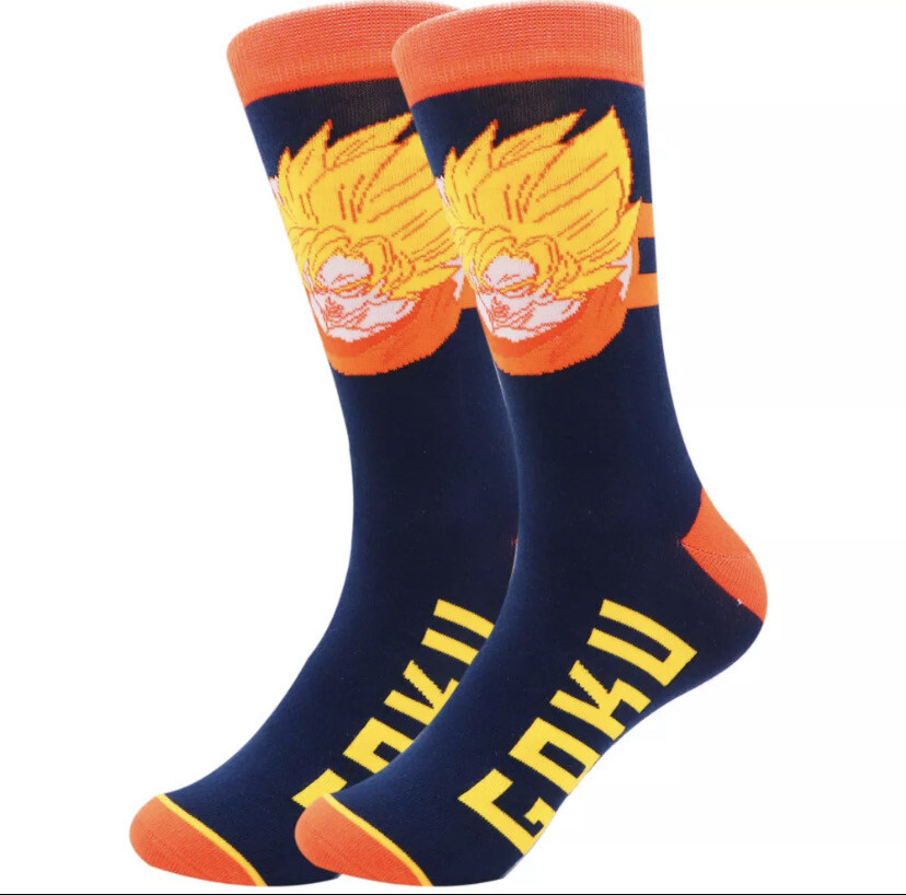 Cartoon GoKu Sock