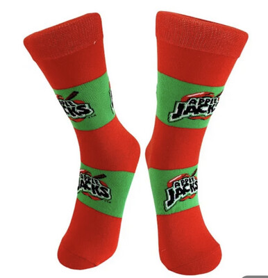 Apple Jacks Cereal Socks