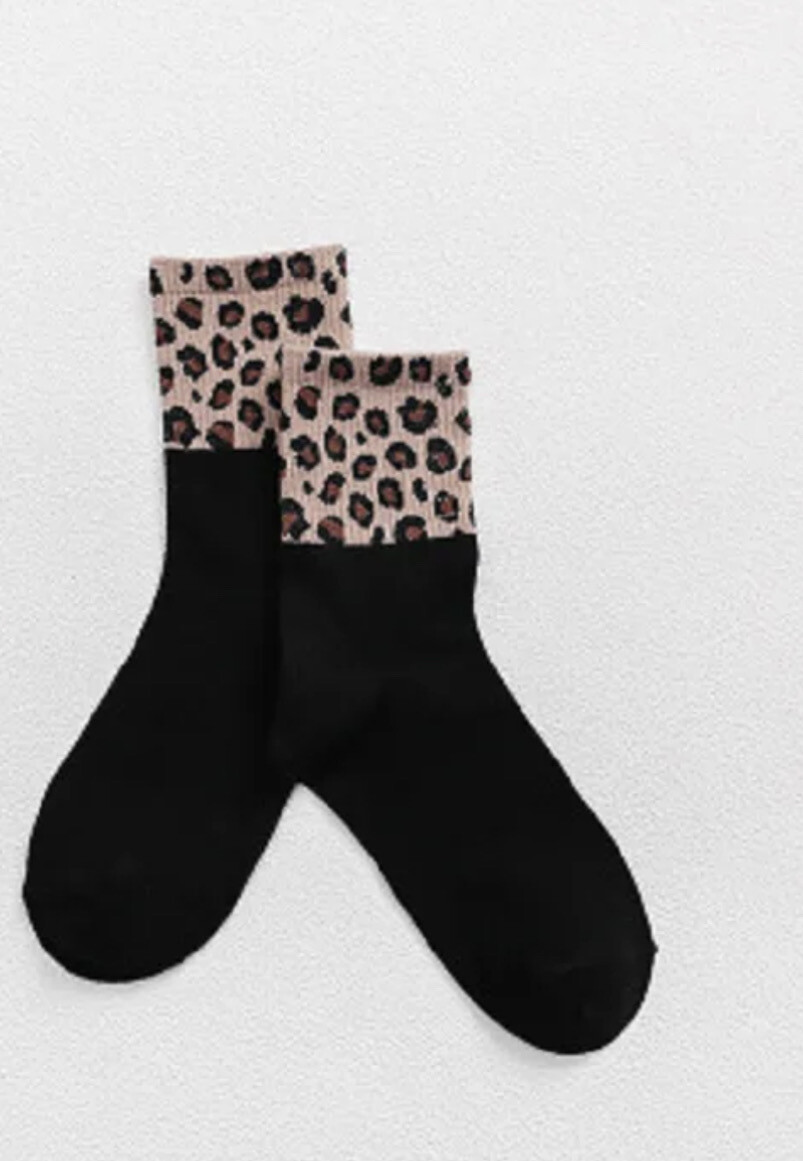 Leopard Print Socks