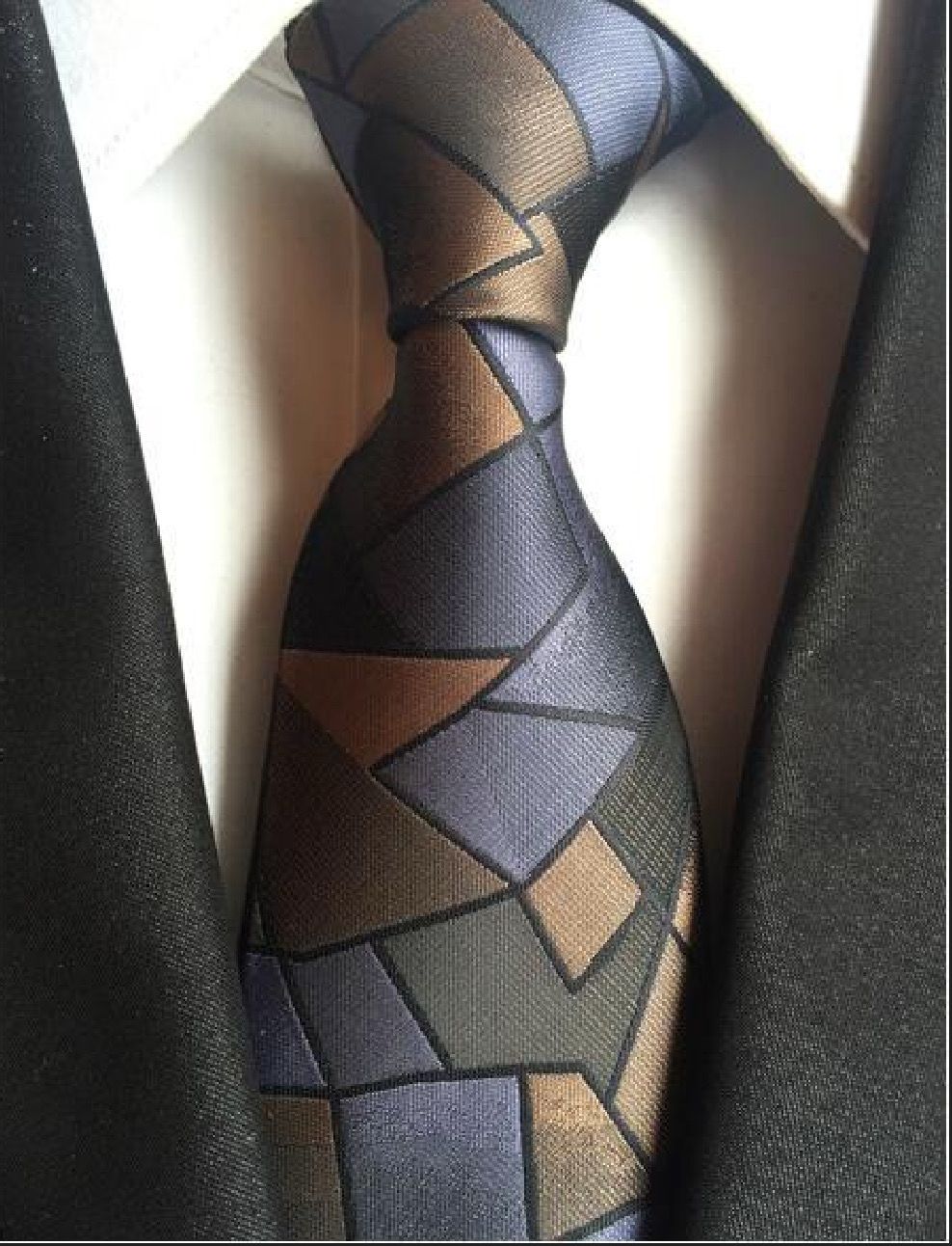 Men Cross Tie Dark Colors