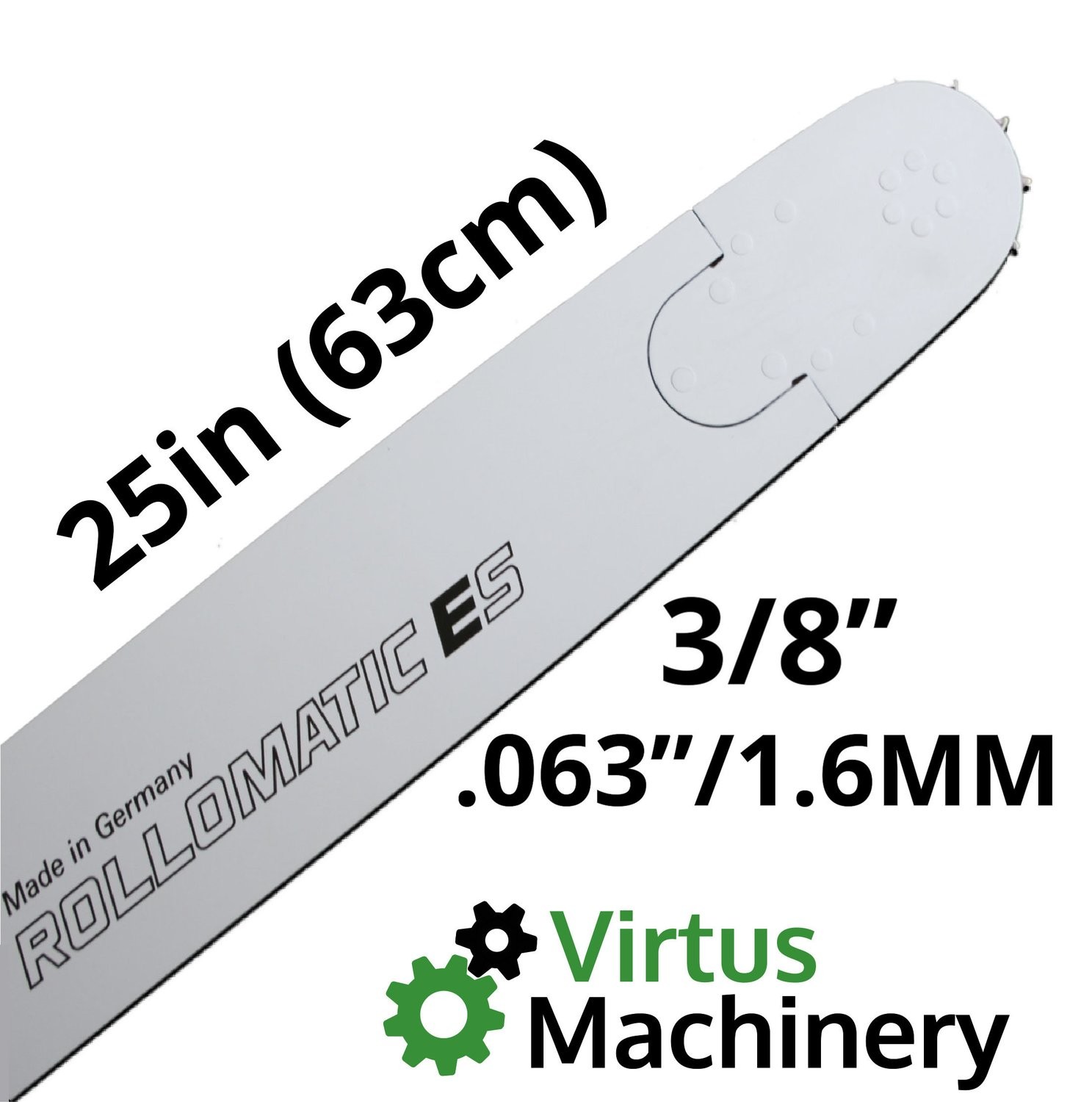 25&quot;/63cm 3/8&quot; (.063&quot;/1.6mm)