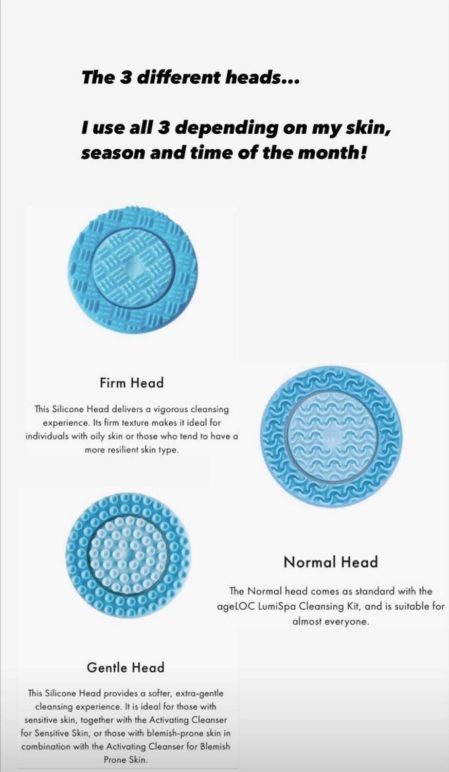 LumiSpa Replacement Head