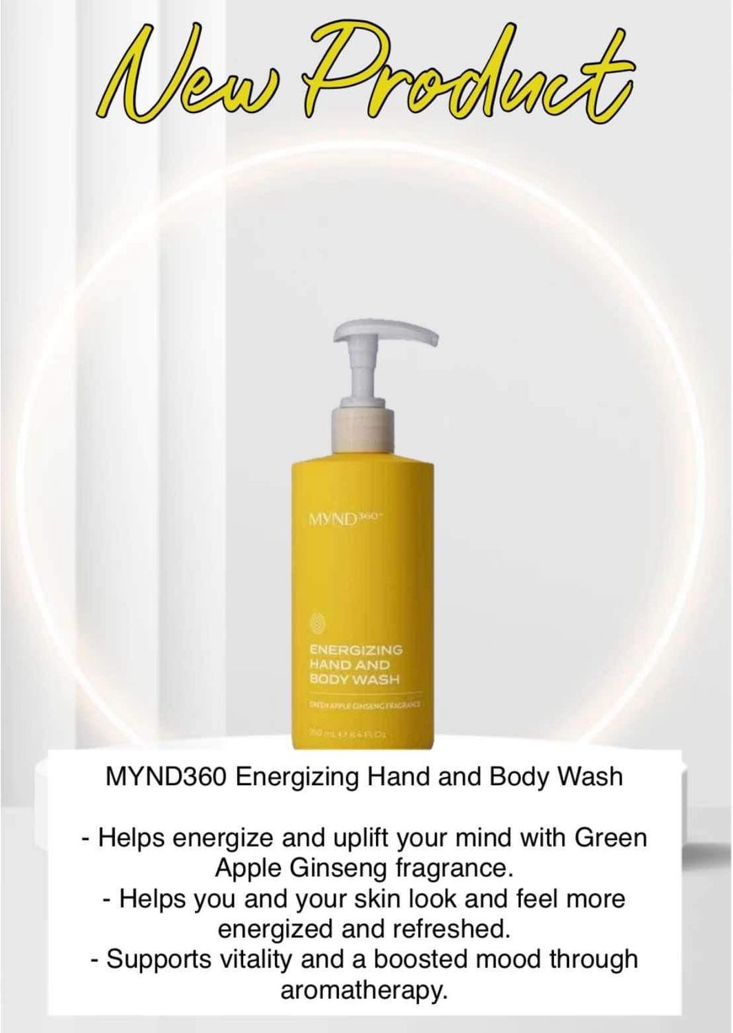 MYND360™ Energizing Hand and Body Wash