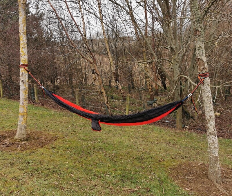 Hammock with straps