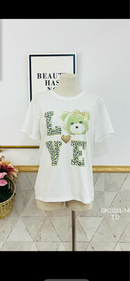 Camiseta oso verde
