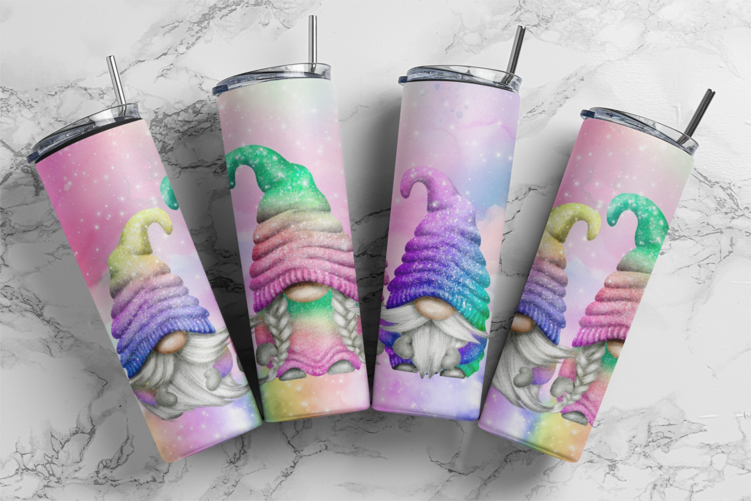 BOUTEILLE ISOTHERME 20oz AVEC 2 COUVERCLES