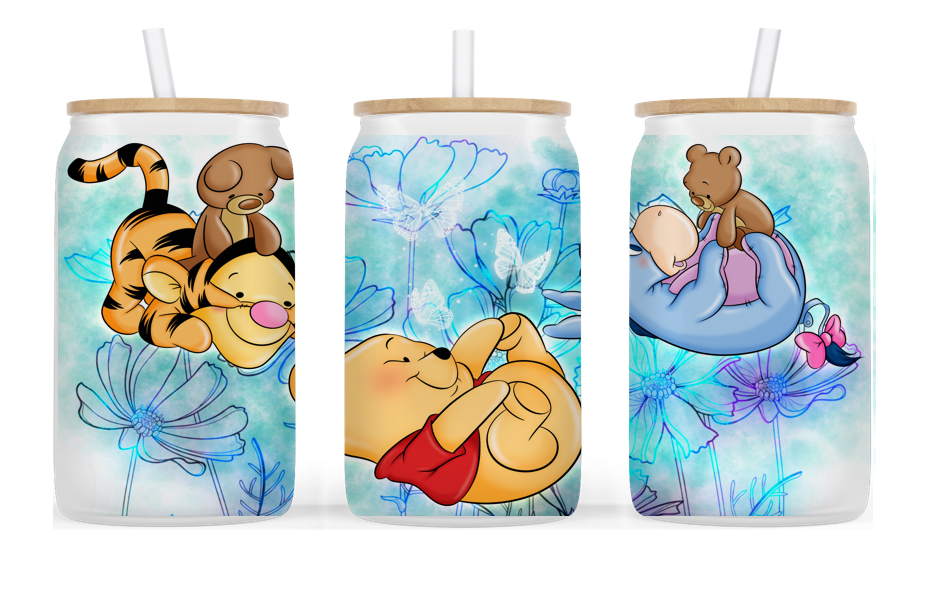 VERRE GIVRÉ 16oz/FROSTED GLASS WINNIE (image en continu)