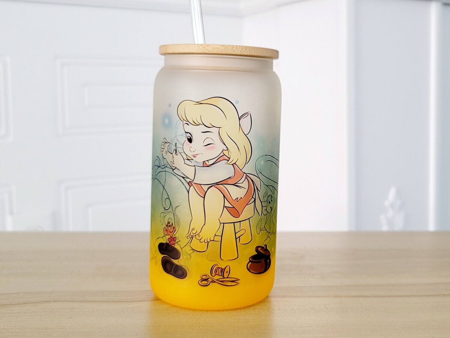VERRE GIVRÉ/FROSTED GLASS  CENDRILLON