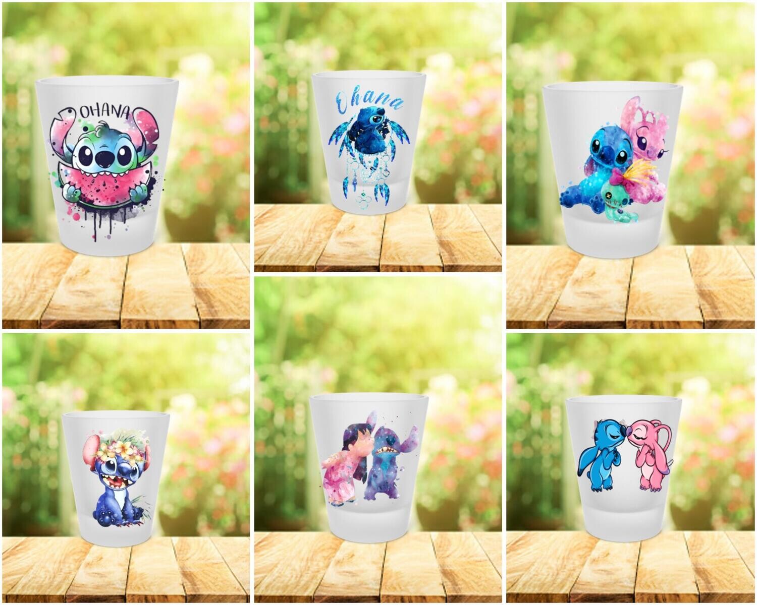COLLECTION SHOOTER 1,5oz (ensemble de 4 ou de 6 shooters)  STITCH