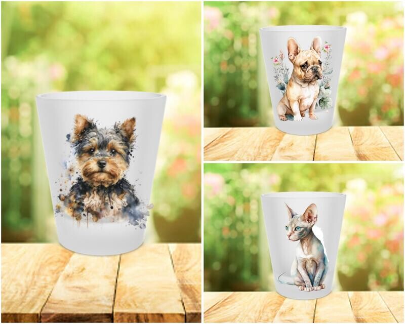 COLLECTION SHOOTER 1,5oz (ensemble de 4 ou de 6 shooters)  ANIMAUX