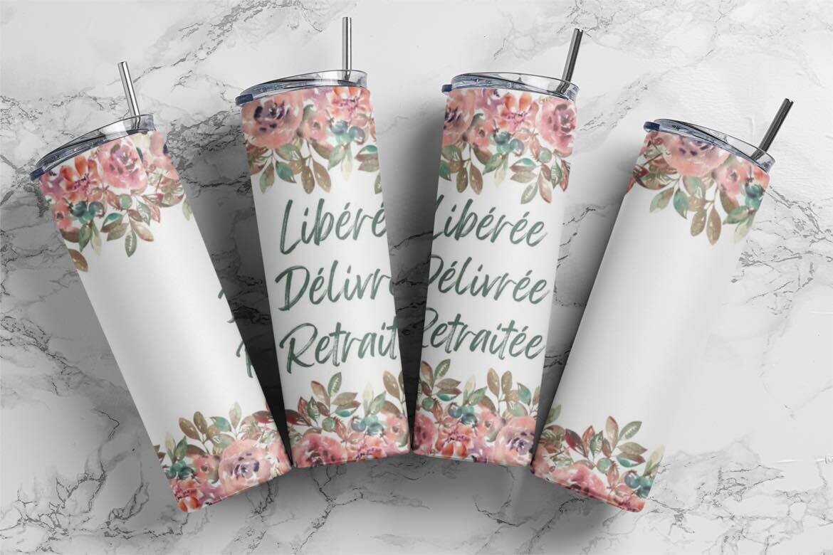 BOUTEILLE ISOTHERME 20oz AVEC 2 COUVERCLES