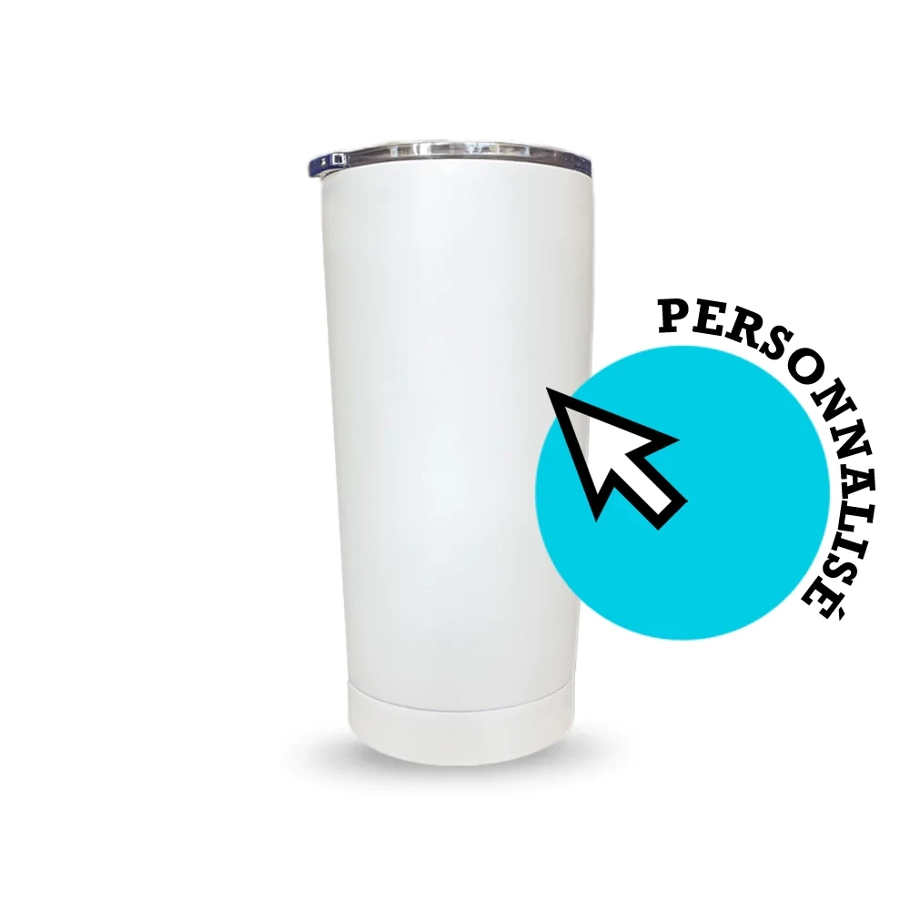 BOUTEILLE ISOTHERME 20oz AVEC 2 COUVERCLES