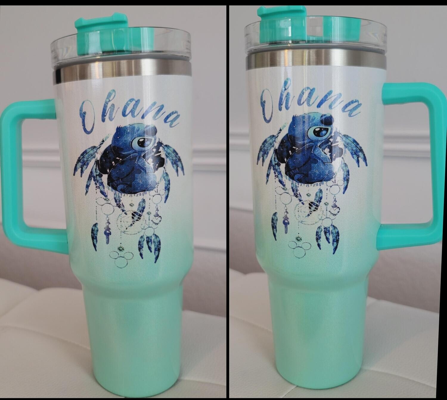 GRANDE TASSE OMBRÉE BRILLANTE 40oz &#39;&#39;THERMOS&#39;&#39;