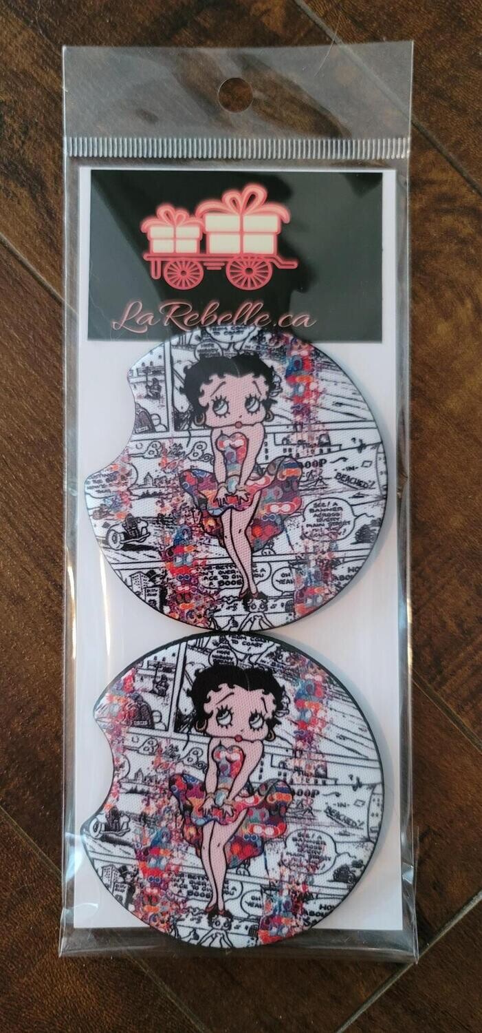 2 SOUS VERRES POUR VOITURE POUR LES BOISSONS
