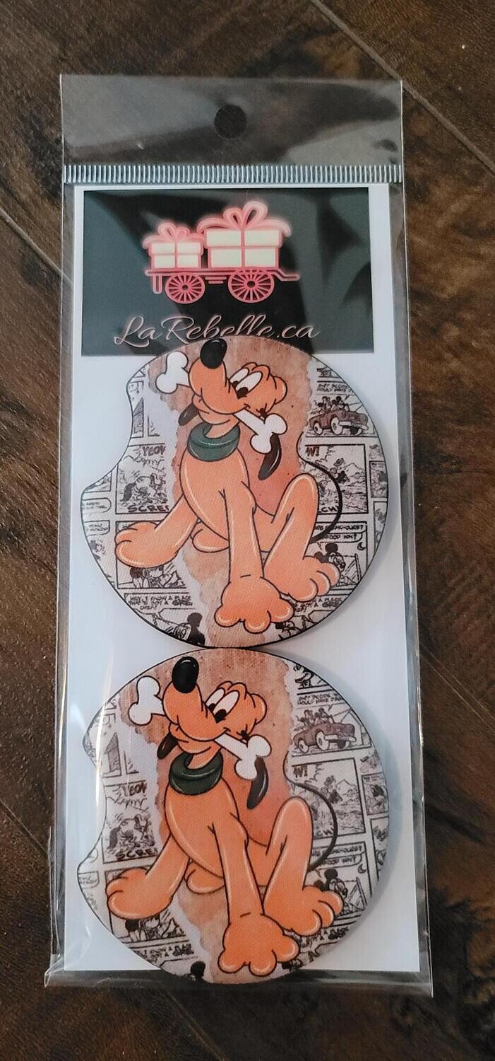 2 SOUS VERRES POUR VOITURE POUR LES BOISSONS