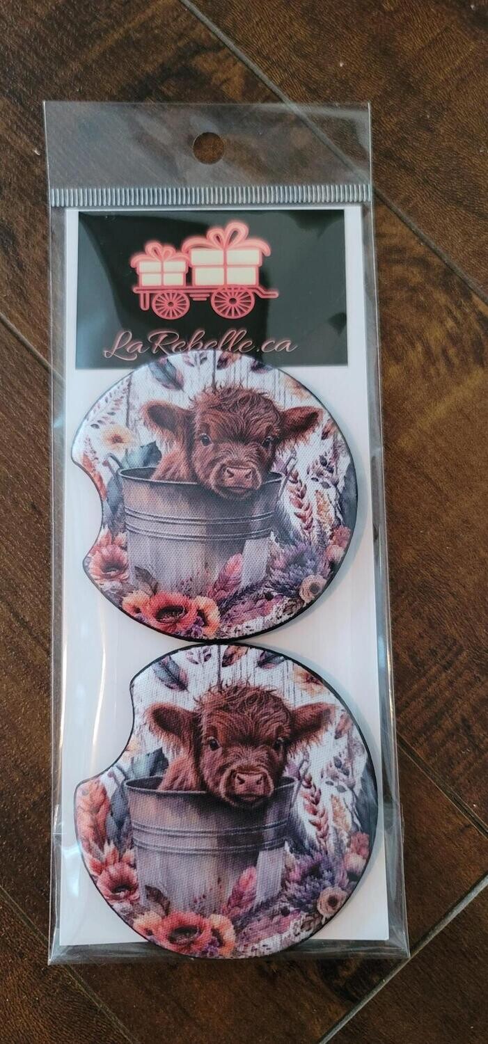 2 SOUS VERRES POUR VOITURE POUR LES BOISSONS