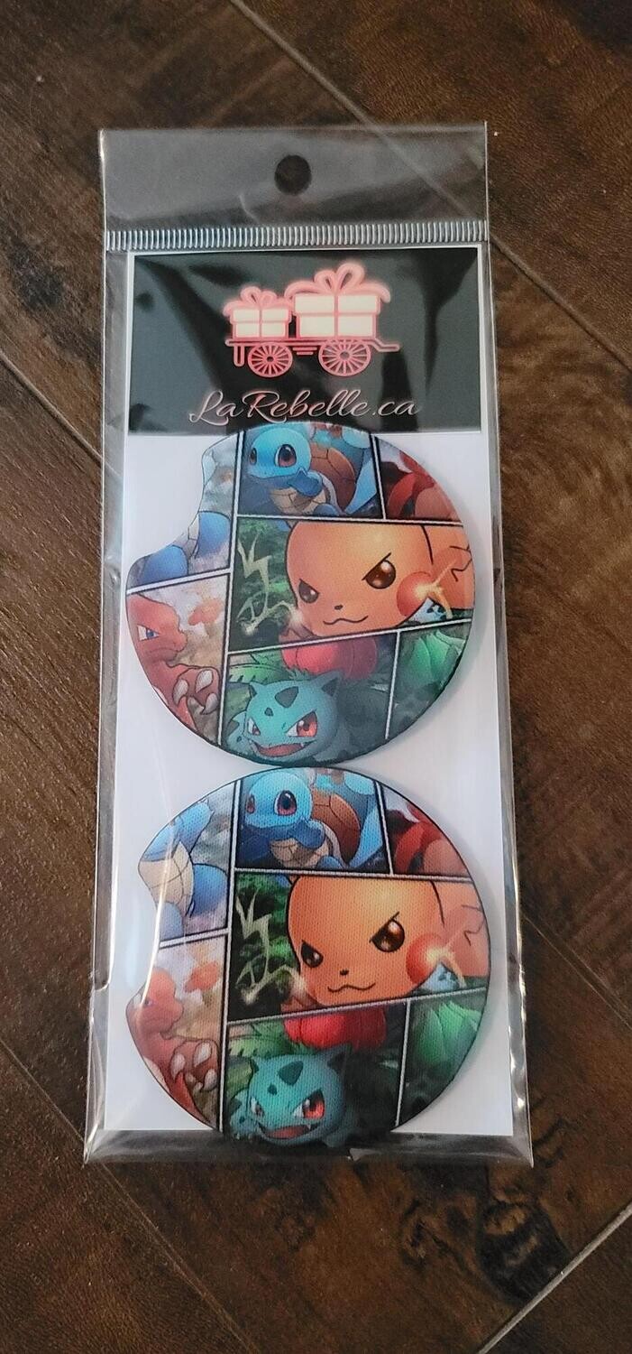 2 SOUS VERRES POUR VOITURE POUR LES BOISSONS