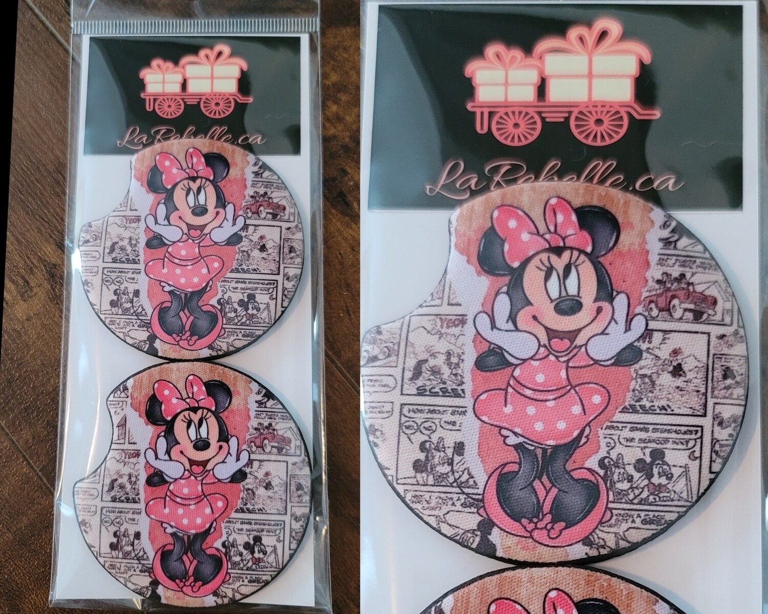 2 SOUS VERRES POUR VOITURE POUR LES BOISSONS