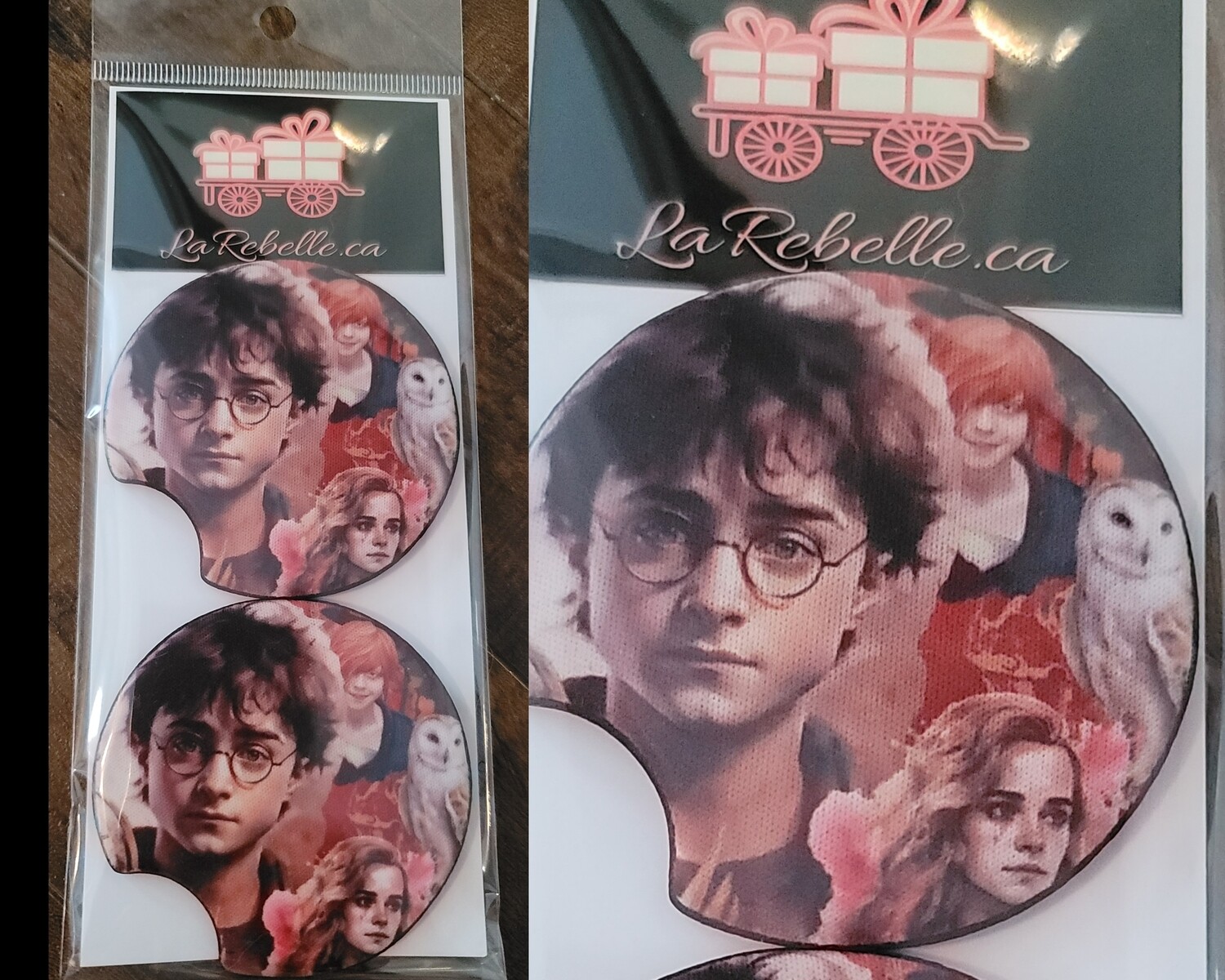 2 SOUS VERRES POUR VOITURE POUR LES BOISSONS